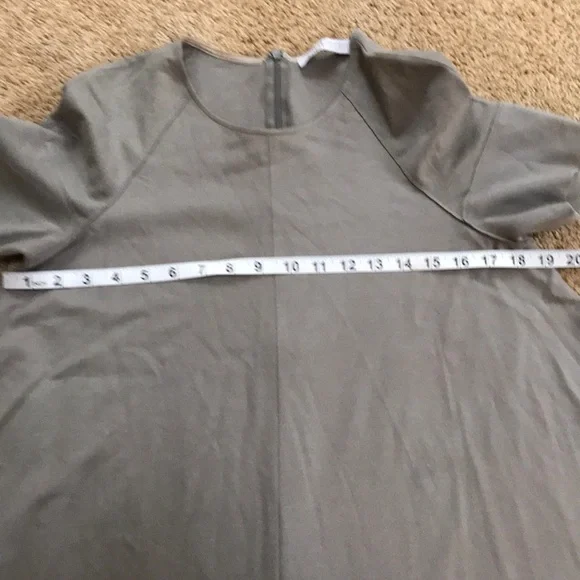 Harris Wharf London Size 44 grey S/S crew dress - Picture 7 of 8